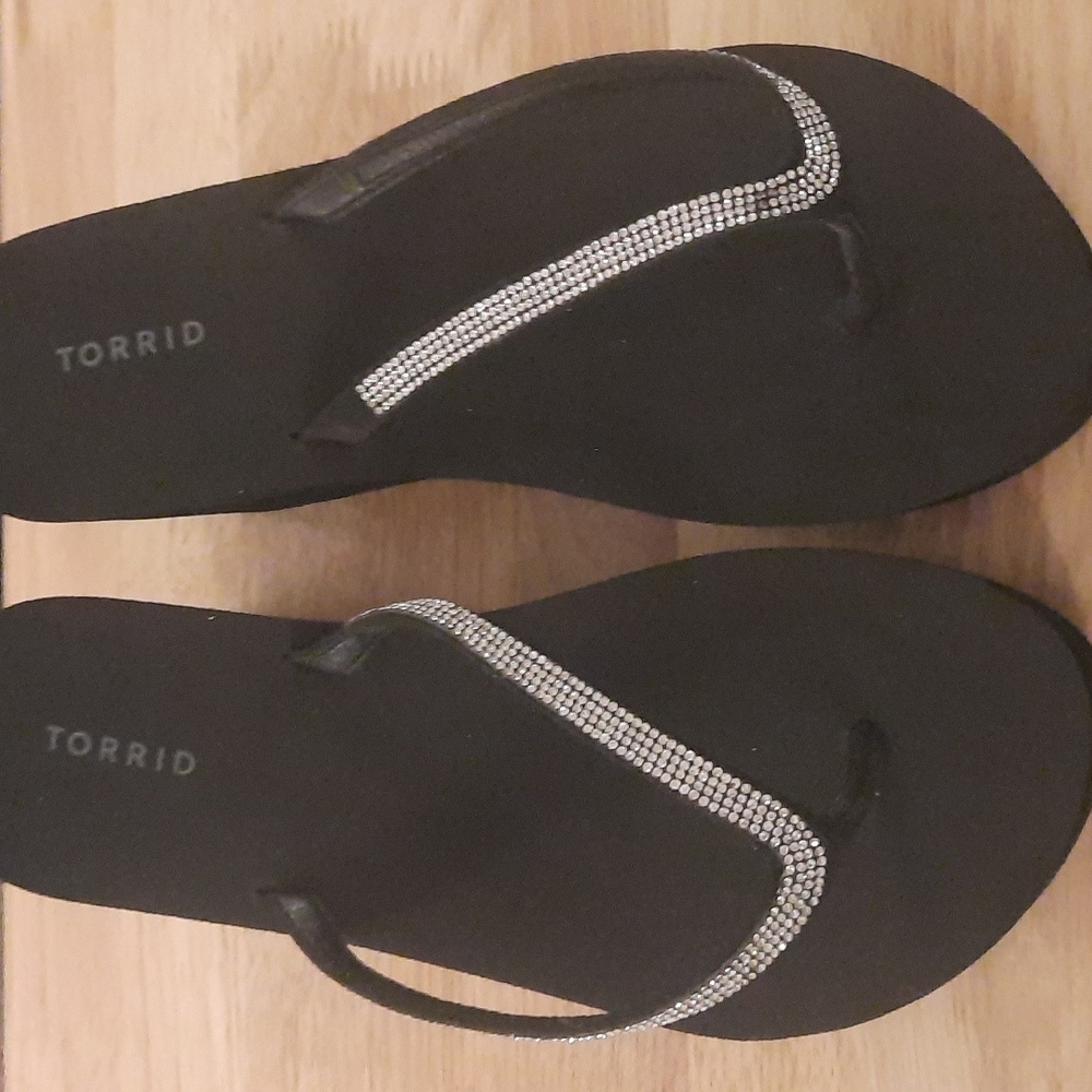 Torrid Platform Rhinestone Sandal - Picture 5 of 8